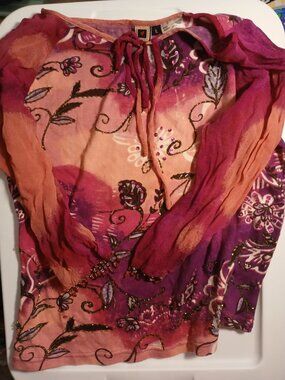 Forbidden Pink Womens Shirt Size L